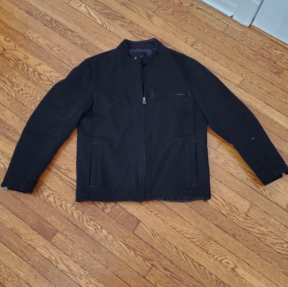 Gap Mens Black Wool Jacket SZ M